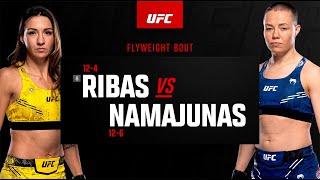 UFC Vegas 89 Rose Namajunas vs Amanda Ribas Highlights