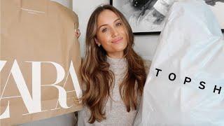 HUGE ZARA & TOPSHOP HAUL  Kate Hutchins