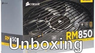 Corsair RM850 850W Gold Active Unboxing 4K