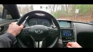 Infiniti Q50 Red Sport is a lot faster then I thought