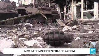 Fuerzas ucranianas montan contraataques contra militares rusos atrincherados en Kiev