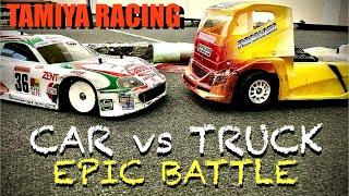 Epic battle Car vs Truck - Who will win ?