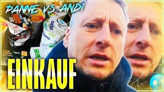 Mein EINKAUF für die ABNEHM CHALLENGE mit KEVIN PANNEWITZ  Panne vs. Andi