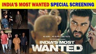 Indias Most Wanted SPECIAL SCREENING for Family   Arjun Kapoor  Maliaka Arora