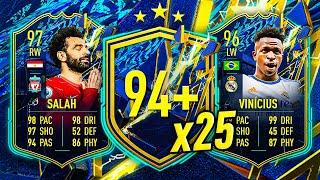 25x 94+ TOTS PLAYER PICKS  FIFA 22 Ultimate Team