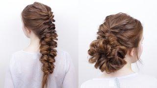 Day-to-night Topsytail Braid + updo