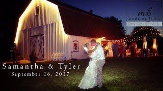 Beautiful Rustic Fall Wedding at The White Barn {Samantha & Tyler}