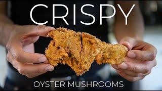 “WE HAVE JUST LEFT REALITY” with this crispy Fried Oyster Mushroom Recipe