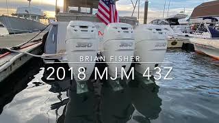 2018 MJM 43z  For Sale. #mjmyachts #mjm #downeast #bostonboatworks