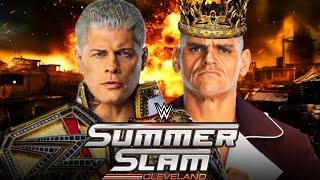 Cody Rhodes vs KING Gunther WWE Undisputed Universal Championship SummerSlam Cleveland -Full Match