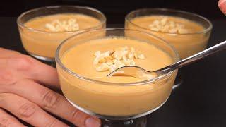 Dessert recipe with 3 ingredients No oven gelatin and corn starch Fast and tasty