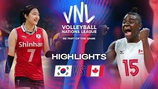  KOR vs.  CAN - Highlights  Womens VNL 2024