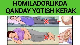 HOMILADORLIKDA QANDAY YOTISH KERAK