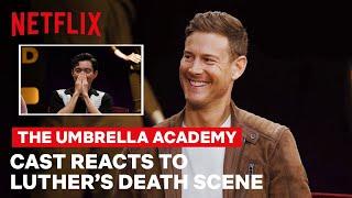 Umbrella Academy Cast Watch THAT Luther Scene For the First Time  Unlocked  Netflix Geeked