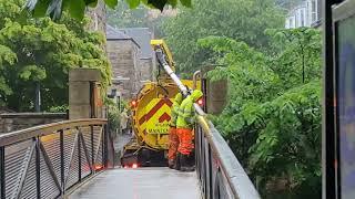 Water of Leith Footpath Floods - Stockbridge to Dean Village