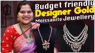 Designer jewellery  maisonette necklace  budget Victorian jewellery  Telangana pilla