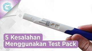 5 Kesalahan saat Menggunakan Test Pack