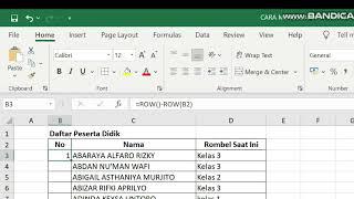 Cara Membuat Nomor Urut Pada Ms EXCEL  Manual Otomatis Row IF dan Subtotal 103