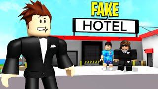 I Made FAKE HOTEL To Trap Youtubers Brookhaven RP