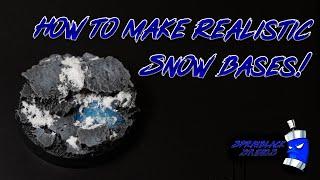 How to make realistic snow bases