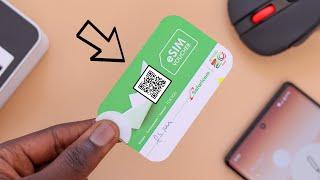 Unboxing an eSIM - Safaricom Kenya