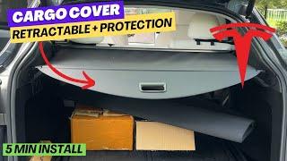 NEW Retractable Trunk Cargo Cover for Tesla Model Y Privacy & Sunshade Protection