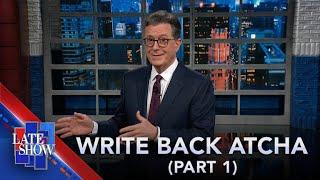 Stephen Colbert Recaps A Crazy Summer Part 1 Trump’s Mugshot Cocaine in The White House