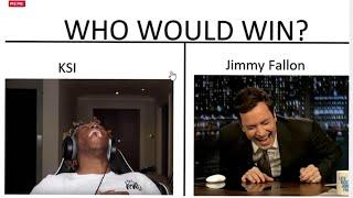 KSI Challenges Jimmy Fallon For A Fake Laugh Battle