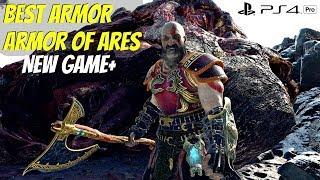 God of War 4 NG+ DRAGON Boss vs Blades of Chaos & ARMOR OF ARES Location & Stats GoW 2018 PS4 Pro