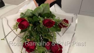 how to wrap ROSES bouquet with square sheet 58x58#wrappingflowers