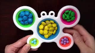 Rainbow Colors DIY Pop it M&M DIY ideas Pop it Fidget Toys