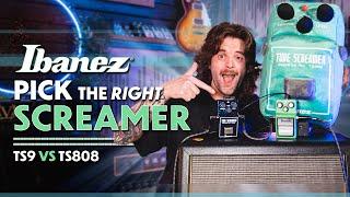 Ibanez Tubescreamer TS9 vs TS808  Which is Right for You