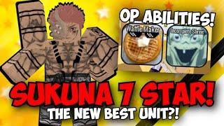 New 7 Star Sukuna is THE BEST UNIT IN THE GAME INSANE DMG ABILITIES AND MORE  ASTD Showcase