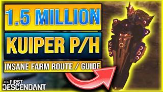 NEW 1.5 MILLION KUIPER SHARD FARM PER HOUR - The First Descendant Kuiper Shard Farm Route  Guide