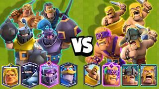 KNIGHTS vs BARBARIANS  WHICH IS STRONGER?  CLASH ROYALE