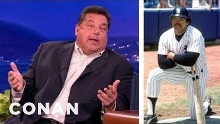 Steve Schirripa Spills The Beans On Reggie Jackson  CONAN on TBS