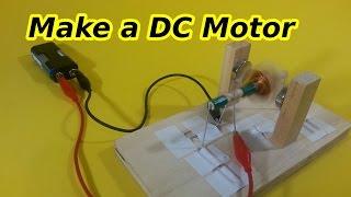 DC Motor with Brushes and Commutator Easy