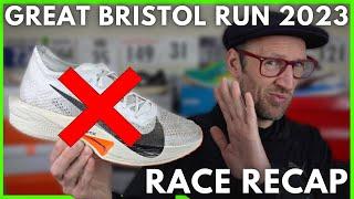 GREAT BRISTOL RUN 2023 RACE RECAP - EDDBUD - RUNNING SHOE SELECTION and PERFORMANCE ANALYSIS