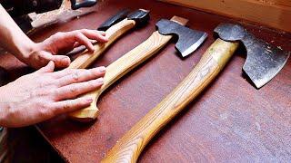 Carving Axe Handle Ergonomics - Soulwood Creations aka Peter Kovacs