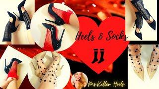 Heels & Socks How to Style Heels & Socks in delicate materials Outfit Ideas  Ms.Killer Heels
