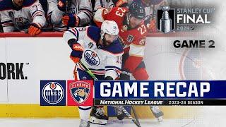 Gm 2 Oilers @ Panthers 610  NHL Highlights  2024 Stanley Cup Final