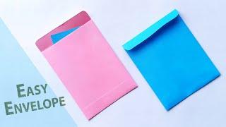 Envelope Making With Paper With Glue And Scissors At Home  Easy Origami Cool Design Envelope