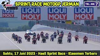 MotoGP Sprint Race Germany 2023 Day - MotoGP Germany Sprint Race Results 2023 -MotoGP Standings 2023