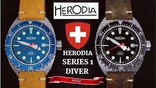 New Diver Watch Herodia Squale Series 1 Athos 300M Review FIRST EVER ON YOUTUBE