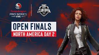 NA PUBGM Open Finals Day 2  PUBG Mobile Club Open by Snapdragon Pro Series