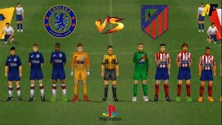 CHELSEA VS ATLETICO MADRID  PES 2020 Gameplay - PS1 on Android  - Full Game 4K60