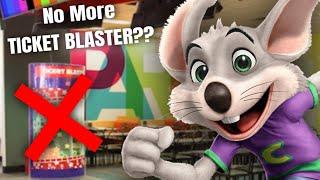 Chuck E. Cheese is REMOVING the Ticket Blaster