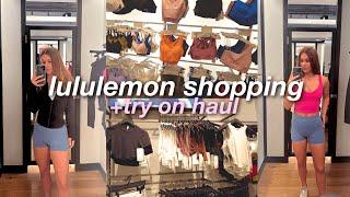 LULULEMON SHOP WITH ME  lululemon haul + try on