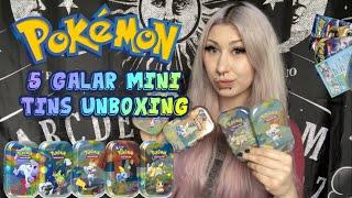 Pokemon Galar Mini Tins Unboxing 2021