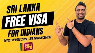 Sri Lanka Visa for Indians  Big ANNOUNCEMENT